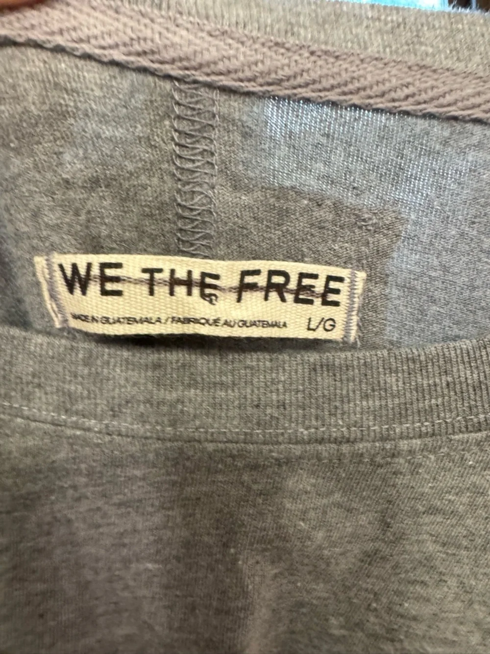 NWOT Free People We The Free Perfect Oversized Tee - Heather Grey - Large - Picture 11 of 11